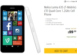 Điện thoại Nokia Lumia 635 giá 100 USD bán trên Newegg