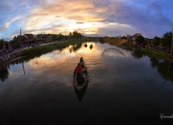 Dòng sông Hoài bình yên giữa phố cổ Hội An