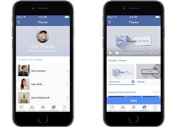 Facebook ra công cụ tạo video 'Say Thanks' tới bạn bè