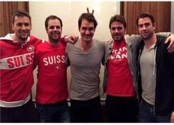 Federer làm hoà với Wawrinka sau vụ cãi vã