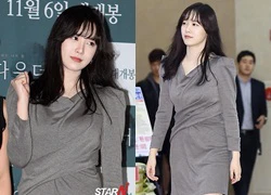 Goo Hye Sun gây chú ý với làn da trắng như... tượng sáp