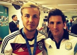 Gotze tiết lộ sau bức ảnh &#8220;tự sướng&#8221; với Messi