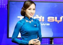 Gu trang điểm ngọt ngào, quý phái của BTV Hoài Anh