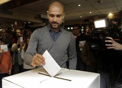 Guardiola đi bầu cử ghế chủ tịch Barca