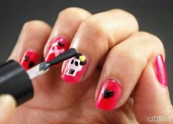 Hướng dẫn vẽ nail kỳ bí, ấn tượng