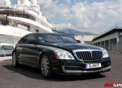 Khi xe siêu sang Maybach 57S Coupe độc nhất vô nhị "đốt lốp"