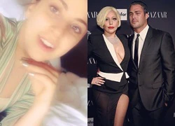 Lady Gaga tự tin khoe mặt mộc trên giường cùng bạn trai