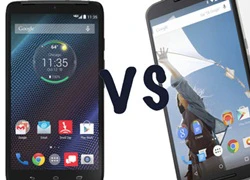 Motorola Moto Maxx vs Google Nexus 6: đâu là sự khác biệt?