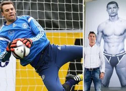 Neuer nhận thua Ronaldo trong cuộc đua QBV vì không... quảng cáo đồ lót