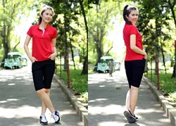 Quần lửng nữ skinny sành điệu