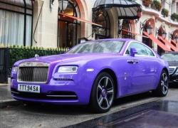 Rolls-Royce Wraith tông tím