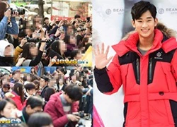 Rừng fans &#8216;đè đầu cưỡi cổ&#8217; nhau để chụp hình Kim Soo Hyun