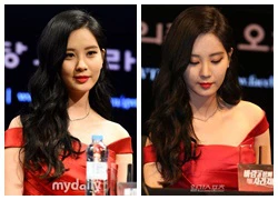 Seohyun (SNSD) trát phấn dày cộp vẫn lộ mặt sần sùi