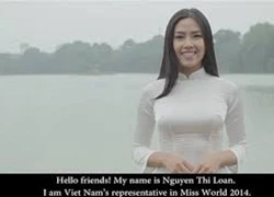 So clip tiếng Anh của Nguyễn Thị Loan và các hoa hậu châu Á