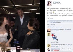 Thanh Hằng khoe ảnh &#8220;ngoại tình&#8221; cùng Beckham và Hồ Ngọc Hà