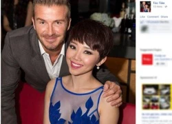 Tóc Tiên đăng ảnh &#8216;khoe vòng 1 bên Beckham&#8217;