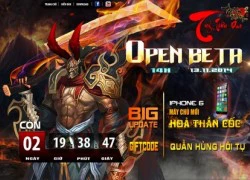 Túy Tiêu Dao công bố Open Beta ngày 13/11