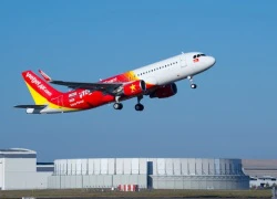 Vietjet nhận máy bay Airbus A320 đầu tiên