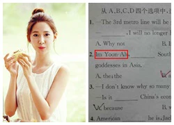 Yoona (SNSD) được ví như nữ thần trong bài kiểm tra của Trung Quốc