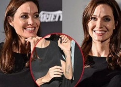 Angelina Jolie lộ tay gầy nhẳng chỉ còn da bọc xương