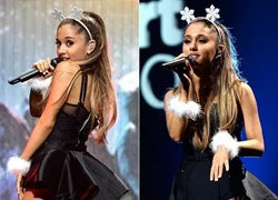 Ariana Grande tranh thủ khoe dáng với trang phục gợi cảm