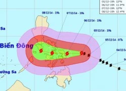 Bão Hagupit đang suy yếu, có thể đổ vào Nam Trung Bộ