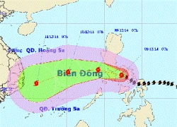 Bão Hagupit diễn biến nhanh, sáng sớm mai bão vào biển Đông