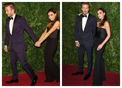 Beckham xuất hiện lịch lãm bên vợ sau tai nạn giao thông