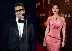 Brad Pitt giáo huấn Rihanna ngay trên sân khấu