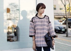 Chất liệu vải tweed làm vừa lòng phái đẹp