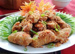 [Chế biến] - Cánh gà chiên tỏi ớt