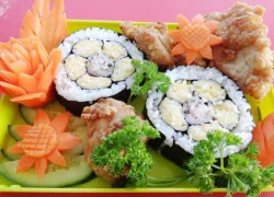 [Chế biến] - Cơm cuộn sushi