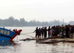 Chìm tàu ở Thái Bình, 6 người tử vong