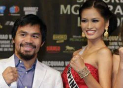 Chờ Mayweather, Pacquiao vào ghế nóng Hoa hậu hoàn vũ