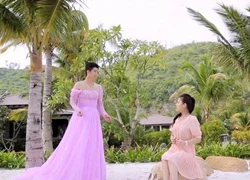 Chồng Nhật Kim Anh mặc váy cưới cầu hôn vợ