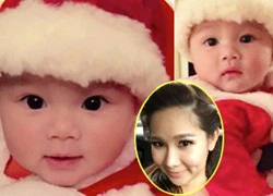 Con gái Duy Uyên làm 'Bà già Noel' siêu đáng yêu