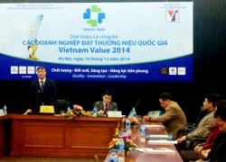 Công bố 63 DN đạt Thương hiệu quốc gia 2014