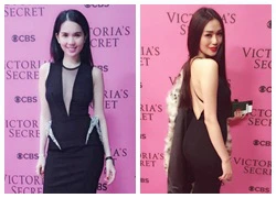 Cuộc đua "khách VIP" của Ngọc Trinh và Khánh My tại Victoria's Secret 2014