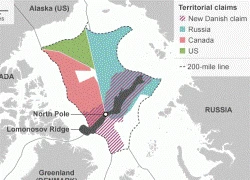 Đan Mạch đệ đơn xin mở rộng chủ quyền trên Bắc Cực