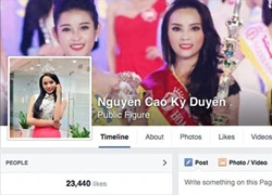 Hoa hậu Kỳ Duyên "trở lại" Facebook sau khi đăng quang