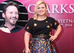 Kelly Clarkson hào hứng khoe chồng trong họp báo