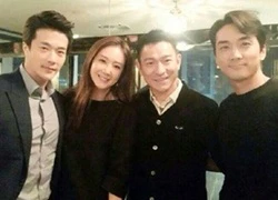 Kwon Sang Woo, Choi Ji Woo khoe ảnh ăn tối cùng Lưu Đức Hoa