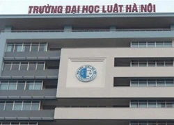 Lùm xùm thi cao học ở ĐH Luật Hà Nội