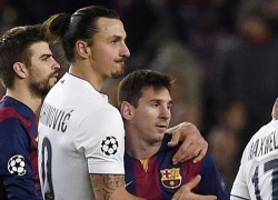 Messi cười đùa cùng Ibrahimovic