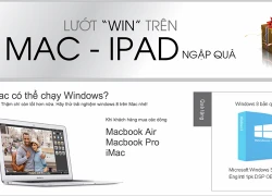 Mua MacBook tặng kèm bản quyền Windows ở VN