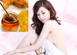 Nghệ tươi giúp da trắng hồng chỉ sau 1 tuần