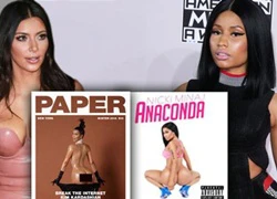 Nicki tố Kim siêu vòng 3 bắt chước cách khoe mông