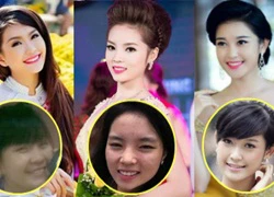 Quá trình 'lột xác' ngoạn mục của Top 3 'Hoa hậu Việt Nam 2014'