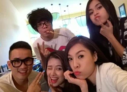 Sao Việt làm mặt xấu khi chụp ảnh wefie