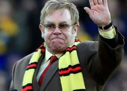 Sir Elton John thăm Vicarage Road trước ngày được tôn vinh